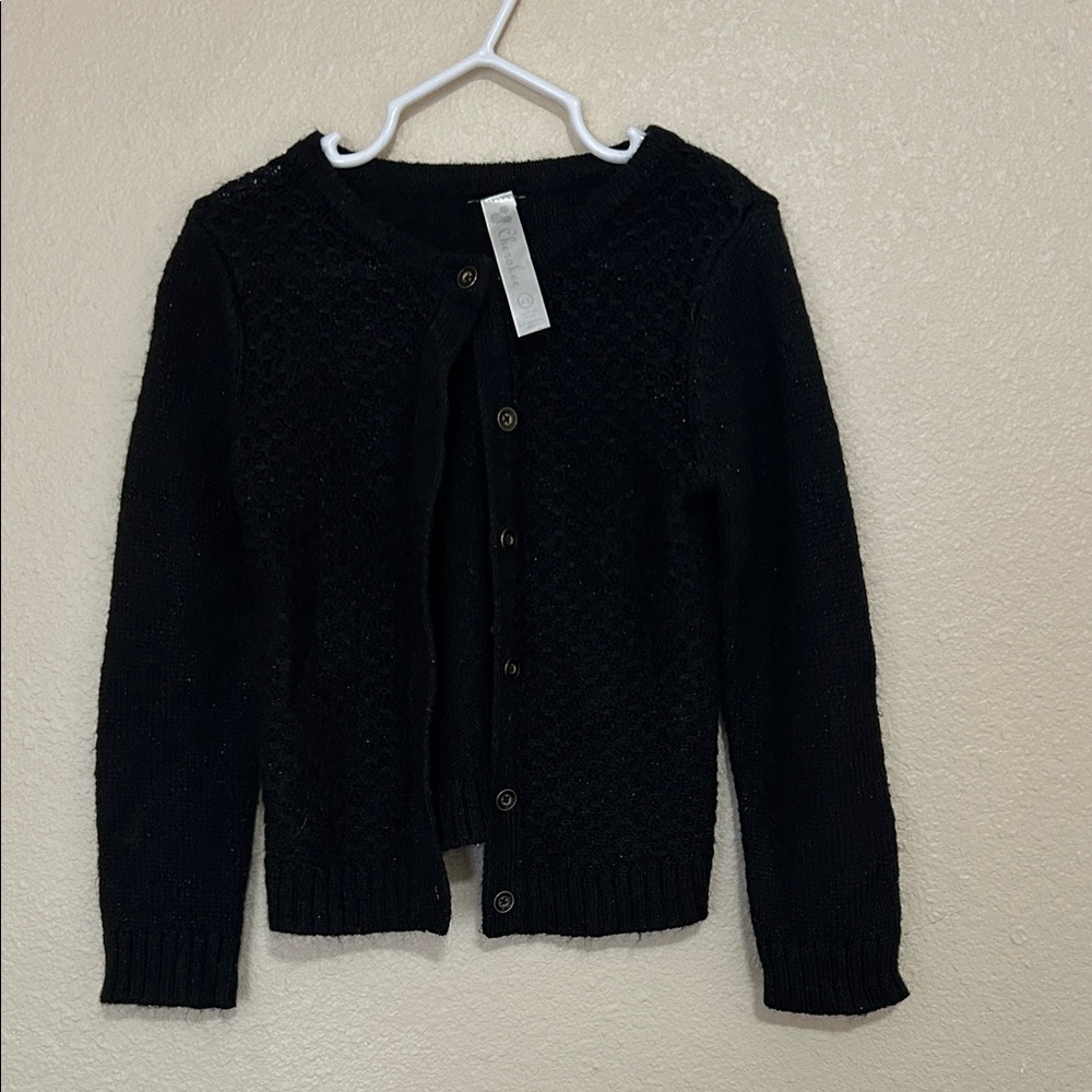 Cherokee Black Girls Cardigan Sweater